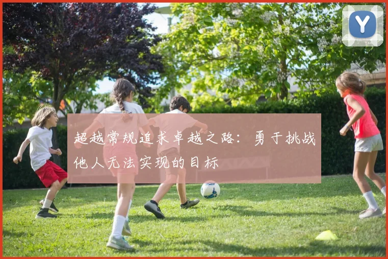 超越常规追求卓越之路：勇于挑战他人无法实现的目标